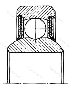 Модификация подшипника 881068ЮУС21 размер 8x30x14