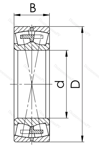 Сферический роликовый подшипник 3528 (22228 MBW 33) в Туле