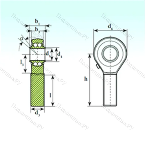 Подшипник шариковый радиальный самоцентрирующийся TSM 40 BB