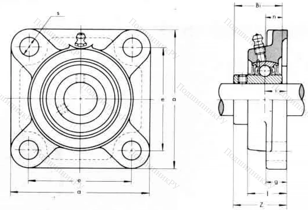 Подшипниковый корпус  F 320
