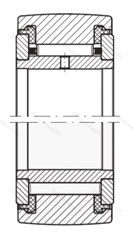 Игольчатый подшипник NATV 17 X PP A