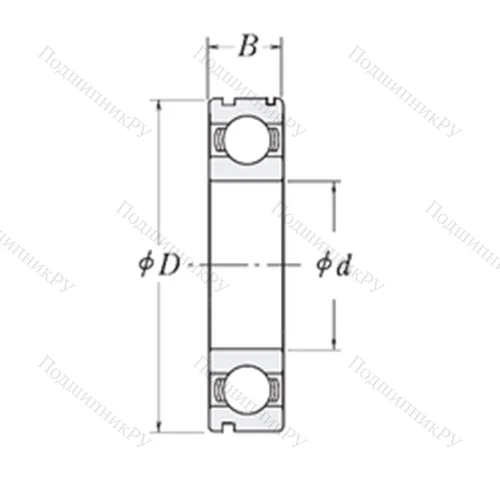 Подшипник шариковый радиальный 83B 551A 30 от производителя  KOYO