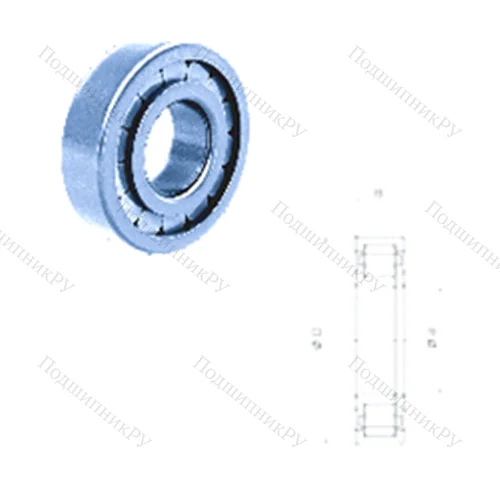 Подшипник роликовый радиальный NUP 211FM/C 3