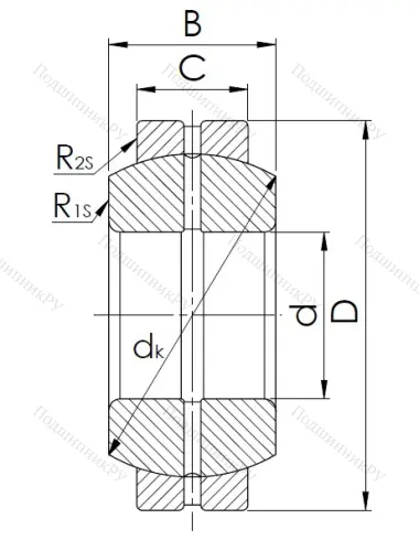 Шарнирный подшипник GE 45 ES в Туле
