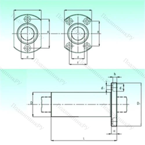 Подшипник шариковый линейный KBHL 12-PP