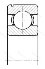 Подшипник  50110 (6010N) размер 50x80x16