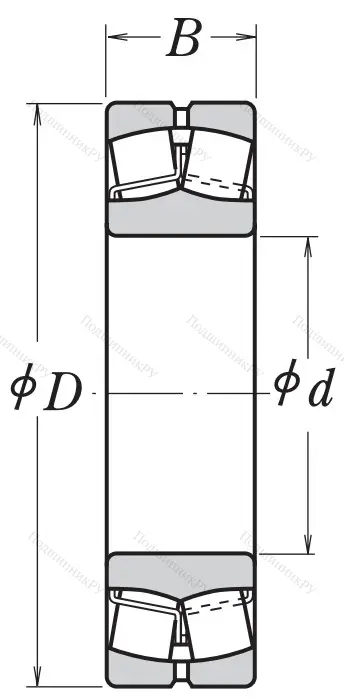 Сферический роликовый подшипник 23032 CDE 4S 11