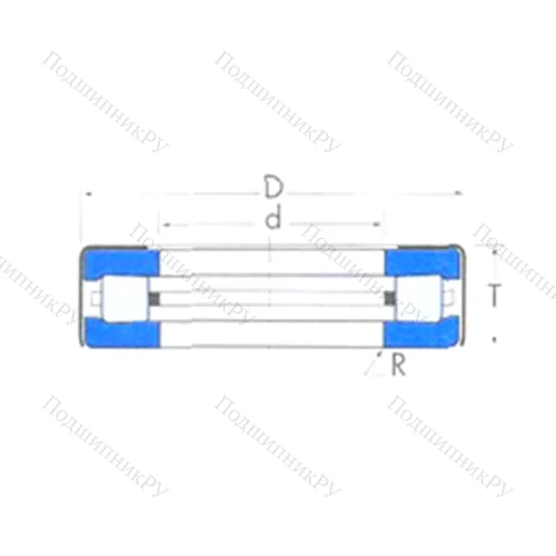 Подшипник роликовый упорный T 387W