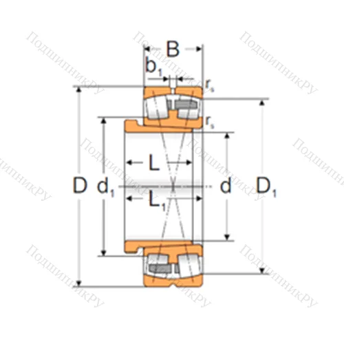 Подшипник роликовый радиальный самоцентрирующийся 24060 K 30MBW 33+AH 3160