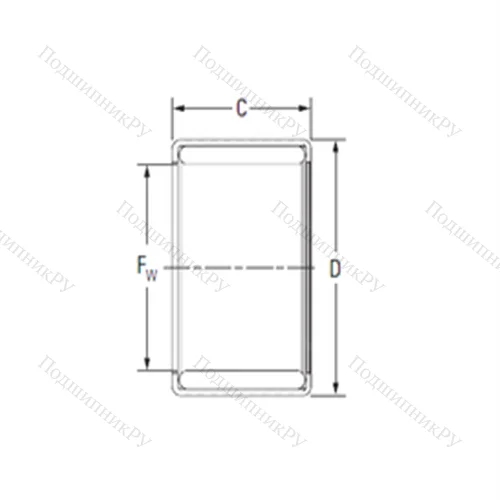 Подшипник игольчатый радиальный Y 148