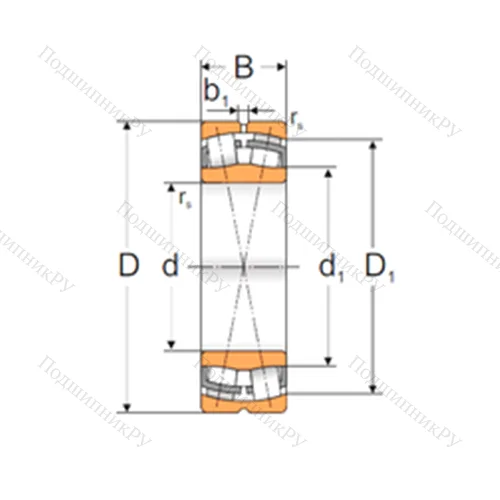 Подшипник роликовый радиальный самоцентрирующийся 22311 W 33