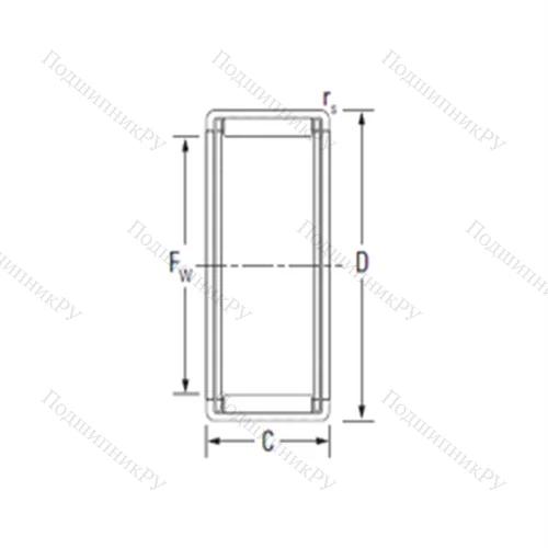 Подшипник игольчатый радиальный F-92267.1