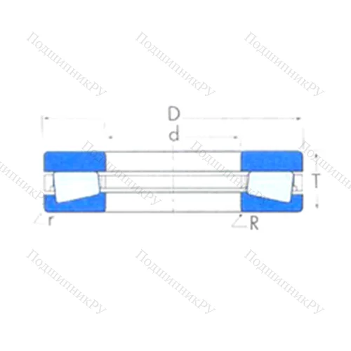 Подшипник роликовый упорный T 30620