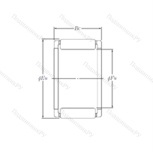 Подшипник игольчатый радиальный PK 19?24?13.9X