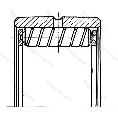 Модификация подшипника 35222 размер 110x160x70 от производителя  ГПЗ-1