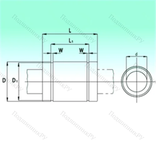 Подшипник шариковый линейный KB 3068