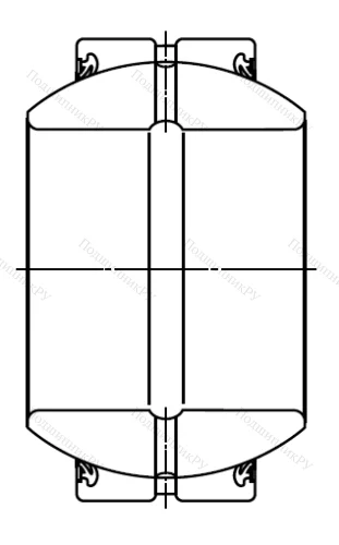 Шарнирный подшипник GEH 35 ES 2RS в Туле