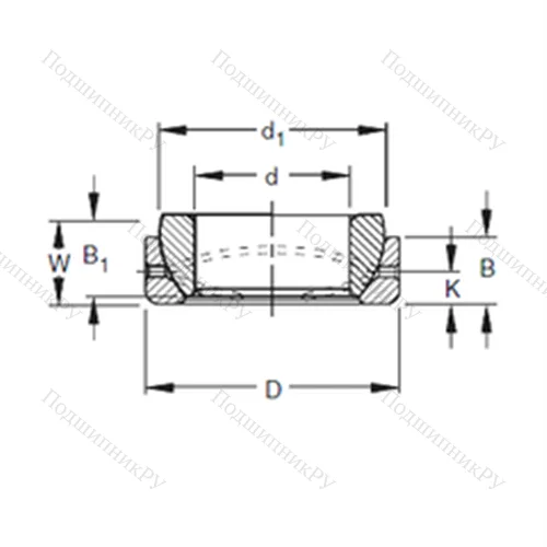 Подшипник скольжения сферический 27SBT 44 от производителя  TIMKEN