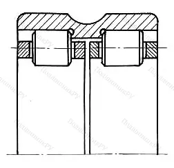 Подшипник  432902 размер 14,6x28x15,6