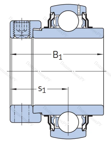 Корпусный подшипник YEL 209-112-2F в Туле