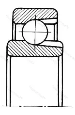 Модификация подшипника 7900812У размер 60x78x6/7