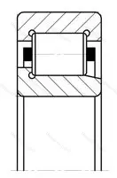 Подшипник NJ 2210 размер 50x90x23 от производителя  SKF