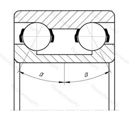 Модификация подшипника 6-56705 размер 25x57x23,8