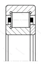 Подшипник NUP 2210 размер 50x90x23 от производителя  SKF