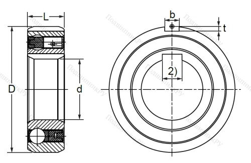 Подшипник обгонной муфты  CSK 25 PP в Туле