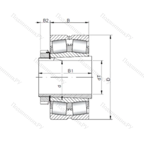 Подшипник роликовый радиальный самоцентрирующийся 22313 KCW 33+H 2313 от производителя  CX