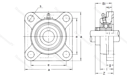 Подшипниковый узел UCF 215 в Туле