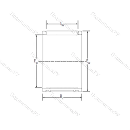 Подшипник игольчатый радиальный 12UR 1616P