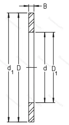 Игольчатый подшипник кольцо упорное LS 1024 от производителя  INA