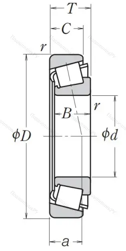 Конический роликовый подшипник 2007105 (32005 X) в Туле