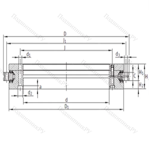 Подшипник комбинированный YRTS 325
