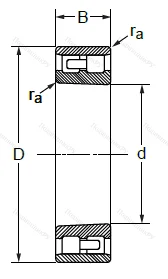 Двухрядный роликовый подшипник NN 3016 KMP 5 (3182116-5 Л ГОСТ) в Туле