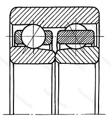 Подшипник 3313DMA размер 65x140x58,7