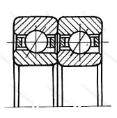 Подшипник 7309BEJ/P 6Q 6DT размер 45x100x50