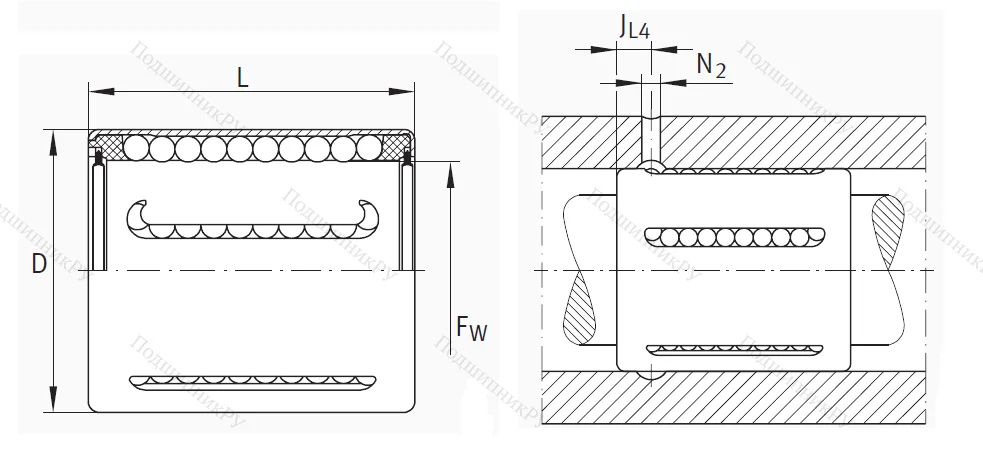 Подшипник KH 20 PP