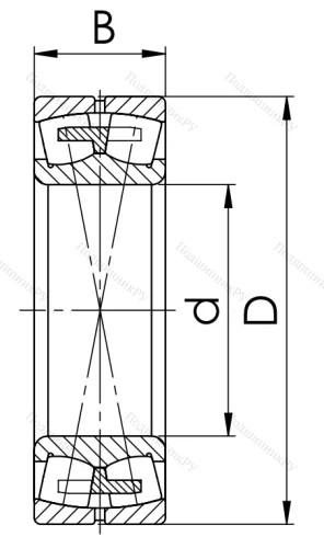 Сферический роликовый подшипник 3613 Н (22313 MW 33) в Туле