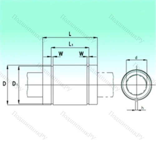 Подшипник шариковый линейный KBS 2558