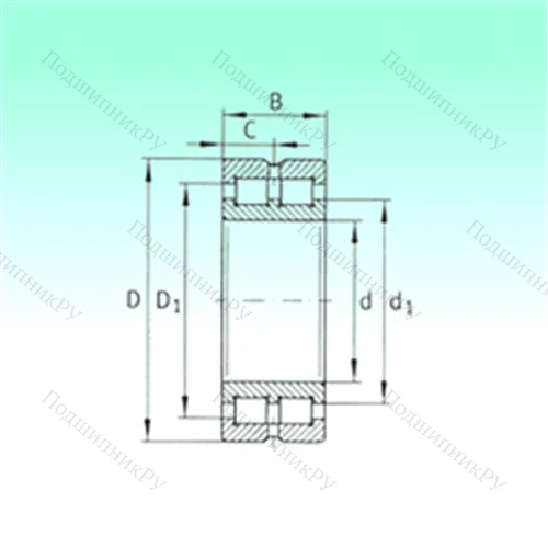 Подшипник роликовый радиальный SL 014924 от производителя  NBS Подшипник роликовый радиальный SL 014924 от производителя  NBS