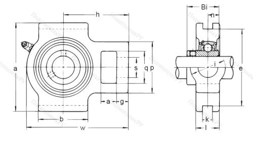 Подшипниковый узел UCT 307 в Туле
