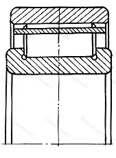 Подшипник  954708 размер 40x90x36/38 от производителя  ГПЗ-1