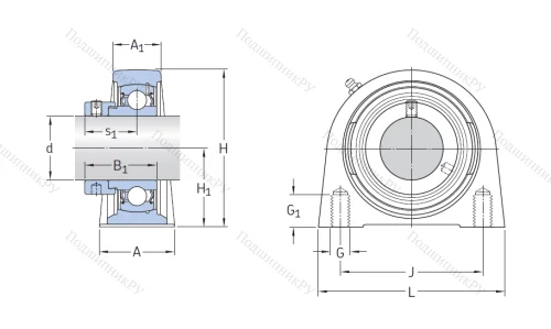 Подшипниковый узел SYF 30 FM в Туле