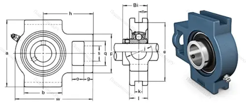 Подшипниковый узел UCT 207 в Туле