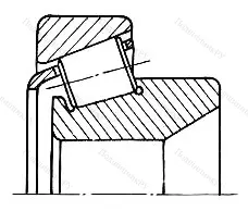 Модификация подшипника 137205А размер 25x52x16,25 от производителя  ЕПК