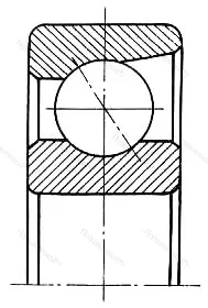 Модификация подшипника 6-946108 размер 40x68x15