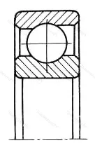 Подшипник 207 размер 35x72x17