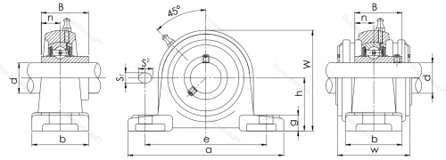 Подшипниковый узел UCP 310 в Туле